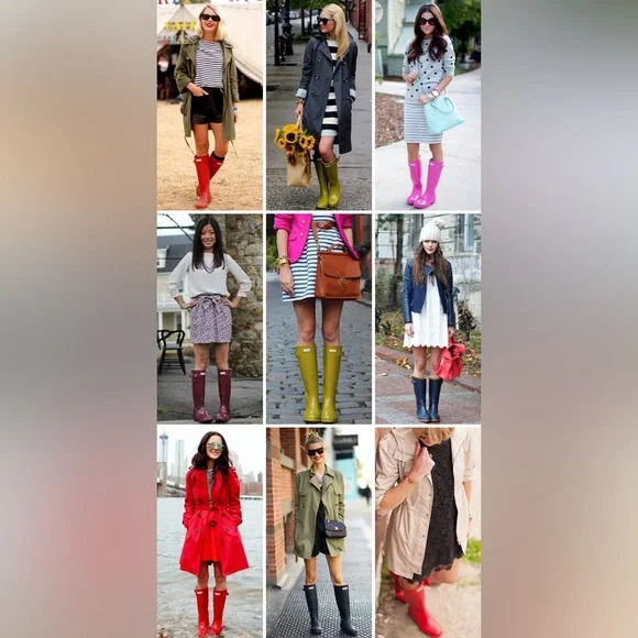 Hunter Original Short Gloss Boots - Picture 8 of 15